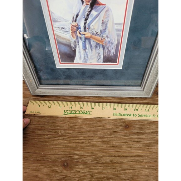 (Framed) Marian Anderson  - Sacajawea - print. HAND WRITTEN NOTE BY MARIAN - Picture 8 of 8